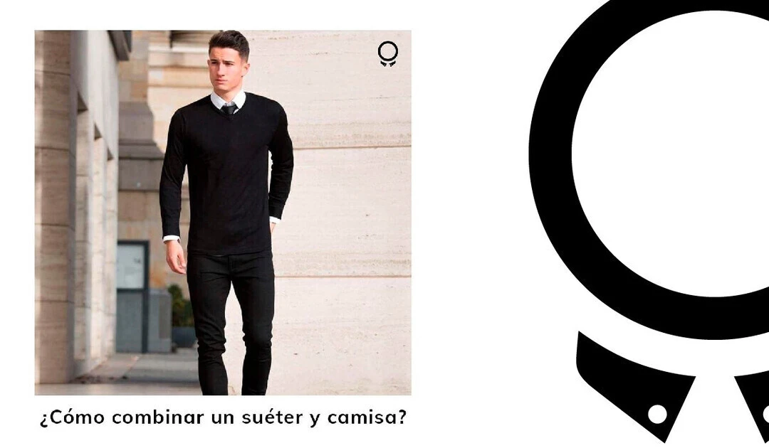¿Cómo combinar un suéter y camisa?