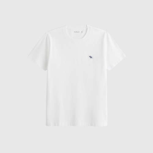 REMERA ABERCROMBIE OVERSIZE BLANCA