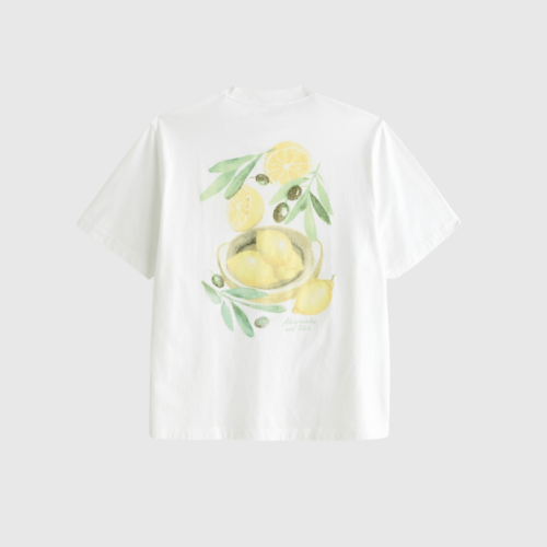 REMERA ABERCROMBIE LEMON BLANCA