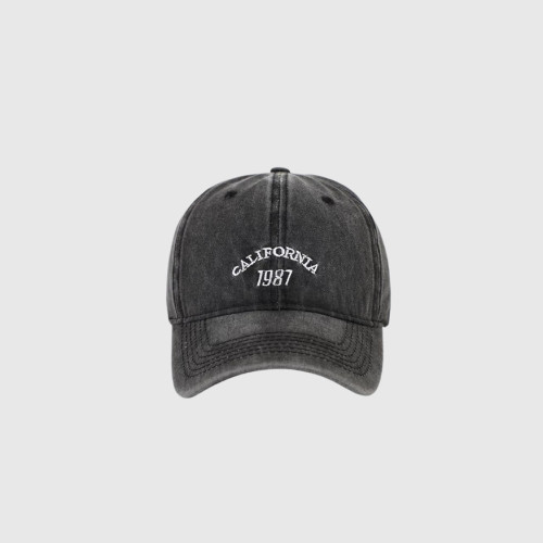 GORRA AH LAVADO NEGRO CALIFORNIA