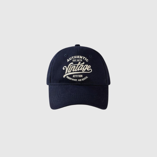 GORRA AH VINTAGE AZUL MARINO