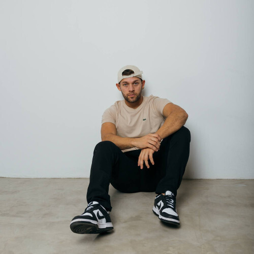 REMERA CUELLO REDONDO LACOSTE BEIGE