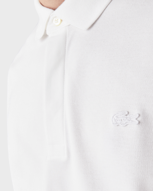 REMERA LACOSTE PARIS POLO BLANCA