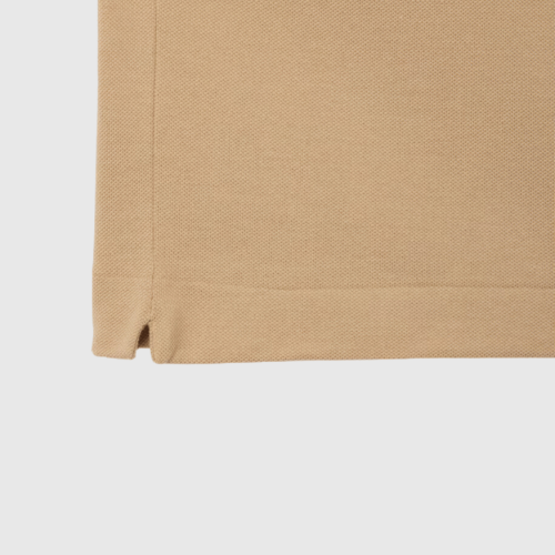 REMERA LACOSTE POLO BEIGE