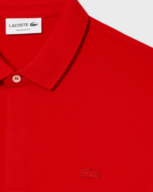 REMERA LACOSTE PARIS POLO ROJA