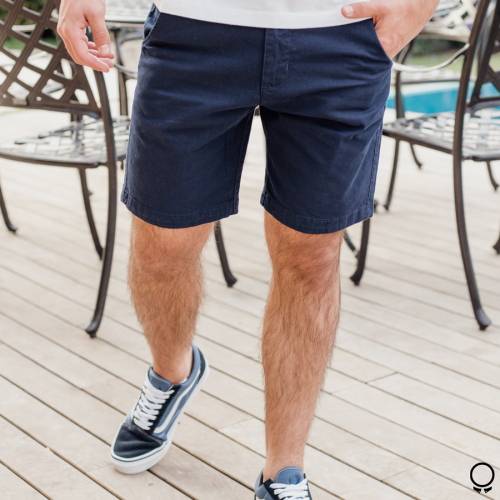 bermudas azul marino