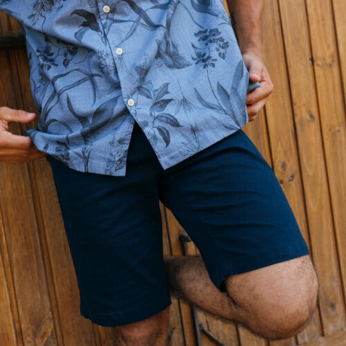 BERMUDA LIBERATO BASICS AZUL MARINO