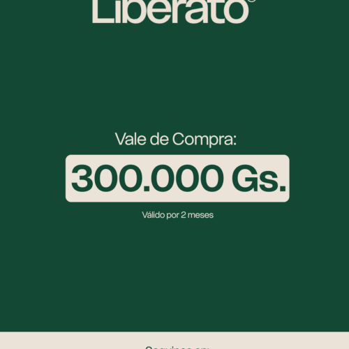 VALE DE COMPRA LIBERATO POR 300.000GS