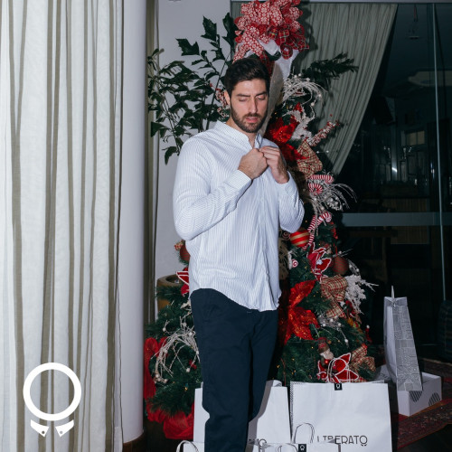 PANTALON CHINO LIBERATO BASICS AZUL MARINO