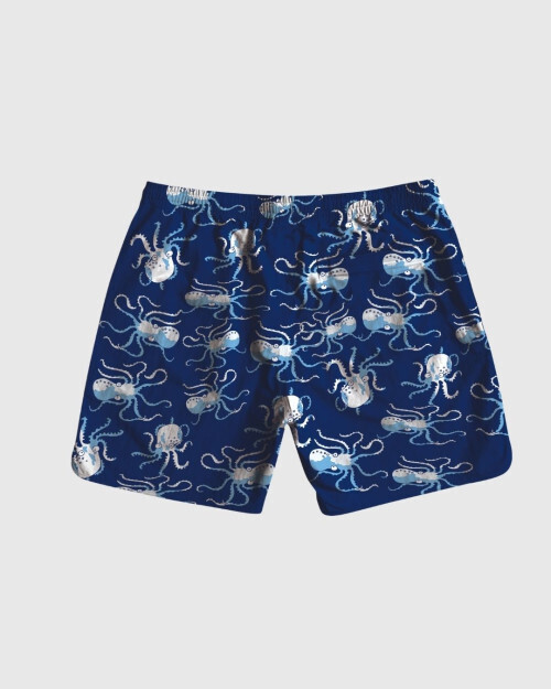 SHORT DE BAÑO LIBERATO BASICS AZUL MARINO PULPO