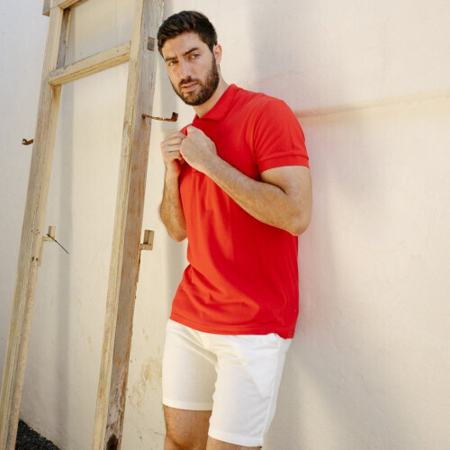 REMERA POLO LIBERATO BASICS ROJA