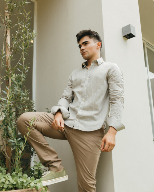 CAMISA LIBERATO BASICS MANGAS LARGAS VERDE