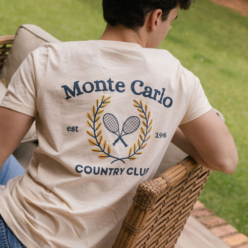 REMERA LIBERATO BASICS REGULAR FIT BEIGE MONTE CARLOS COUNTRY CLUB