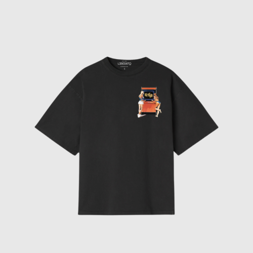 REMERA LIBERATO BASICS OVERSIZE NEGRA STREET FORMULA