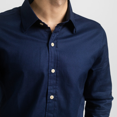CAMISA LIBERATO BASICS MANGAS LARGAS AZUL FANTASIA