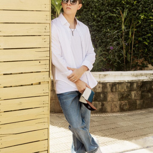 CAMISA LIBERATO BASICS MANGAS LARGAS BLANCA