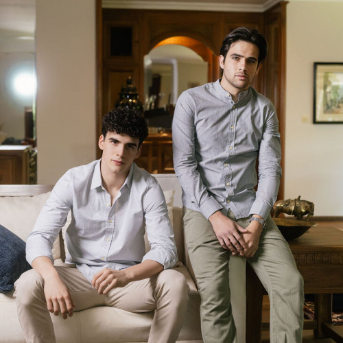 CAMISA LIBERATO BASICS MANGAS LARGAS GRIS