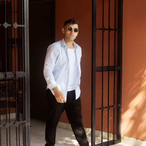 CAMISA LIBERATO BASICS MANGAS LARGAS CELESTE FANTASIA