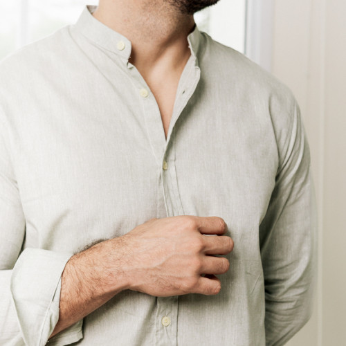 CAMISA LIBERATO BASICS MAO MANGAS LARGAS VERDE