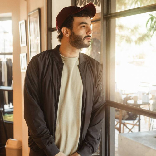 Bomber Jacket Liberato Basics Gris