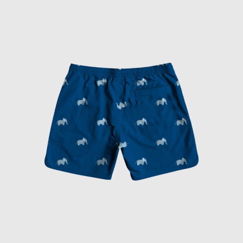 SHORT DE BAÑO AZUL ELEFANTES