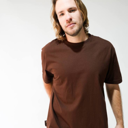 REMERA LIBERATO PREMIUM 250GSM MARRON OVERSIZE