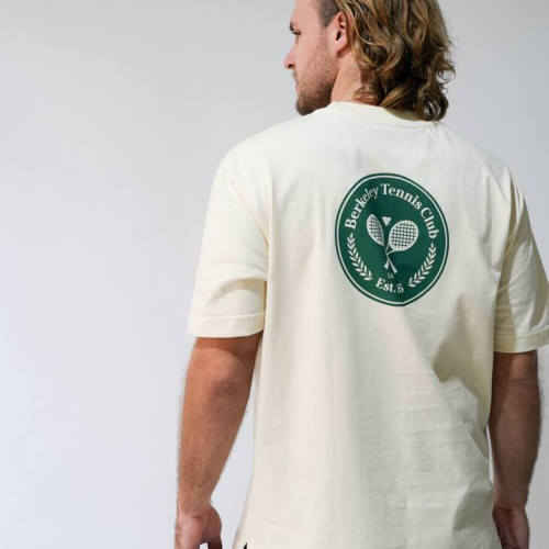 REMERA LIBERATO PREMIUM 250GSM OVERSIZE BEIGE BERKELEY TENNIS CLUB