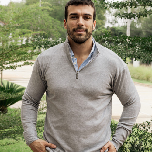 SWEATER LIBERATO BASICS GRIS CLARO