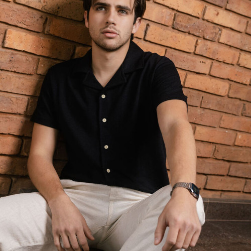 CAMISA LIBERATO PLAYERA NEGRA