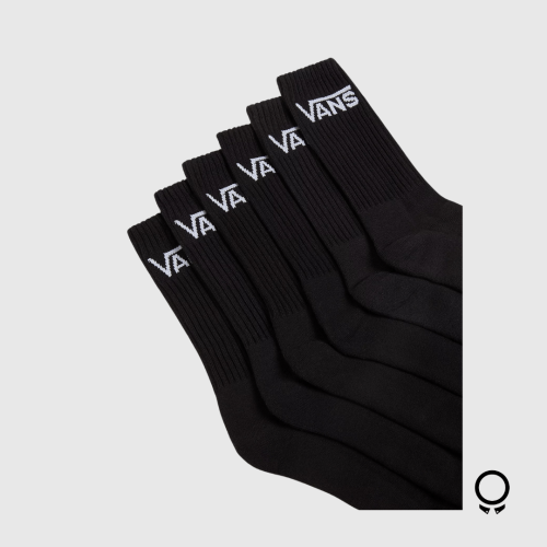 MEDIA VANS CLASSIC CREW NEGRA PACK 6