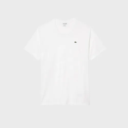 Remera Cuello Redondo Lacoste Blanca